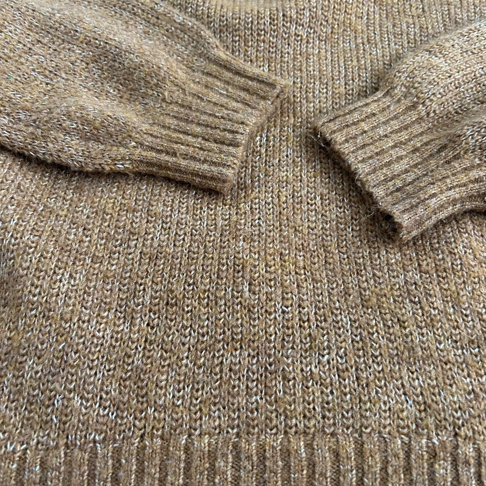 Old Navy girls camel mock neck Sweater size large 10/12 - Picture 2 of 4